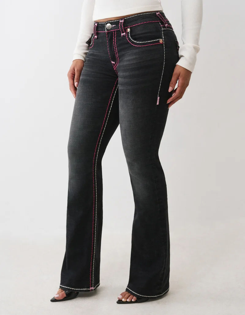 Mid-Rise Bootcut Jeans Becca