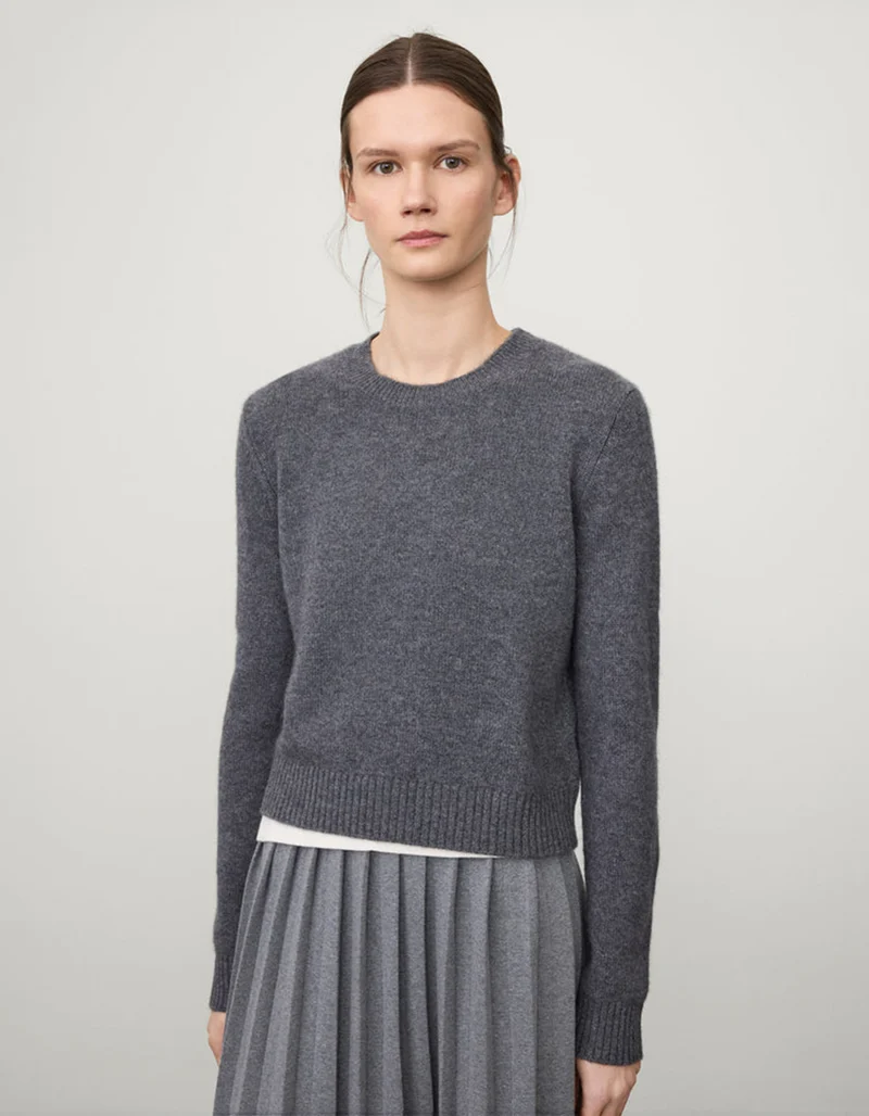 Kaschmir-Pullover Mable mit Rundhalsausschnitt