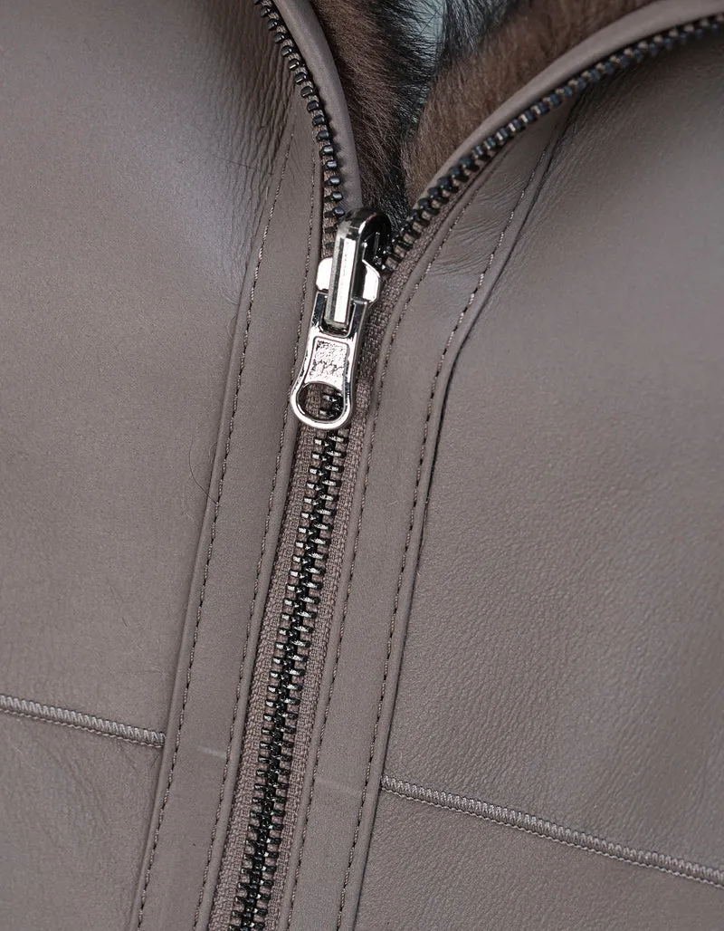 Lammleder Shearling Wendejacke Abby Toscana