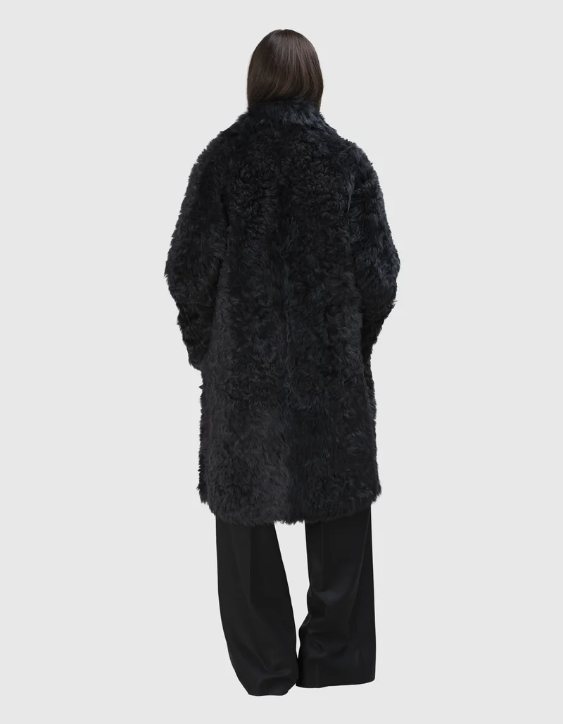 Lammleder-Shearling Wende-Mantel Cindy Nadal