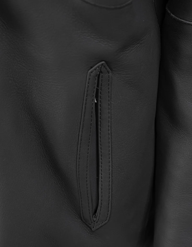 Lammleder-Shearling Wende-Mantel Cindy Nadal