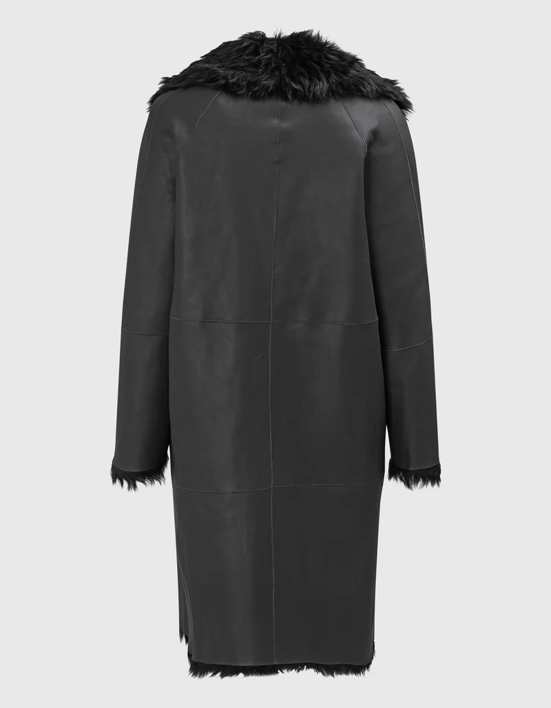 Lammleder-Shearling Wende-Mantel Cindy Nadal