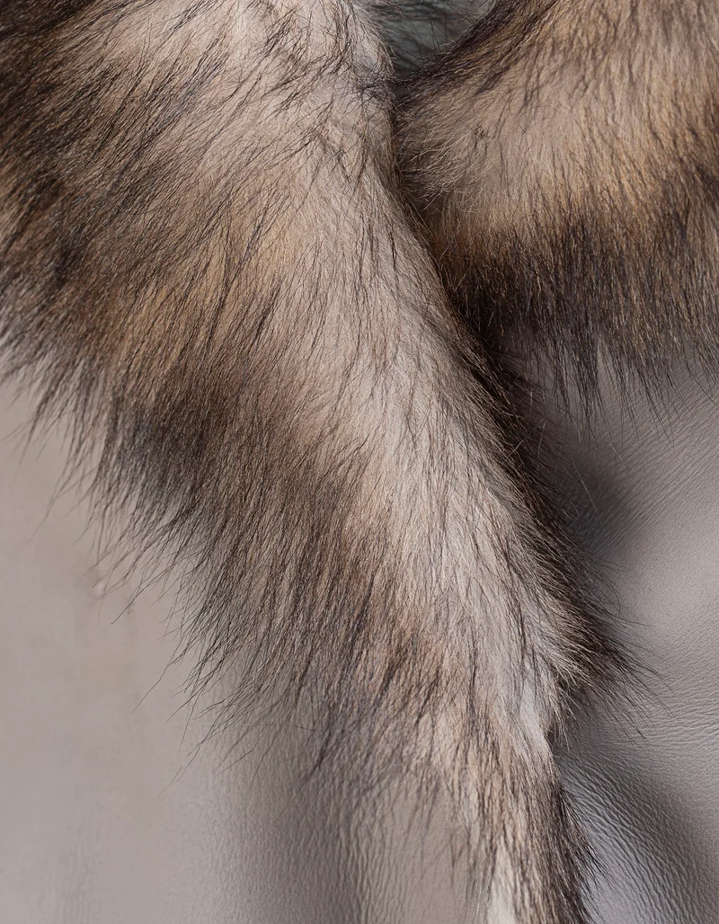 Lammleder Shearling Wendekurzmantel Chi Toscana