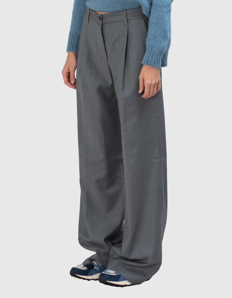 Wide-Leg Bundfalten-Hose Regine Palazzo