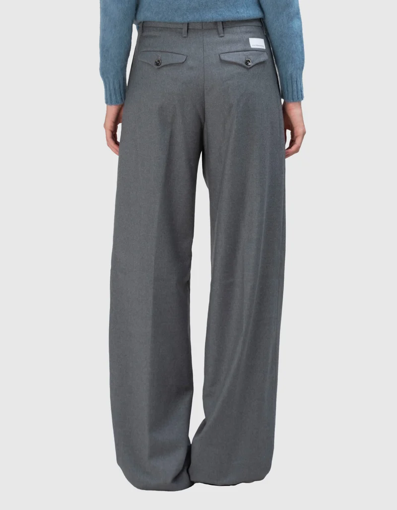 Wide-Leg Bundfalten-Hose Regine Palazzo