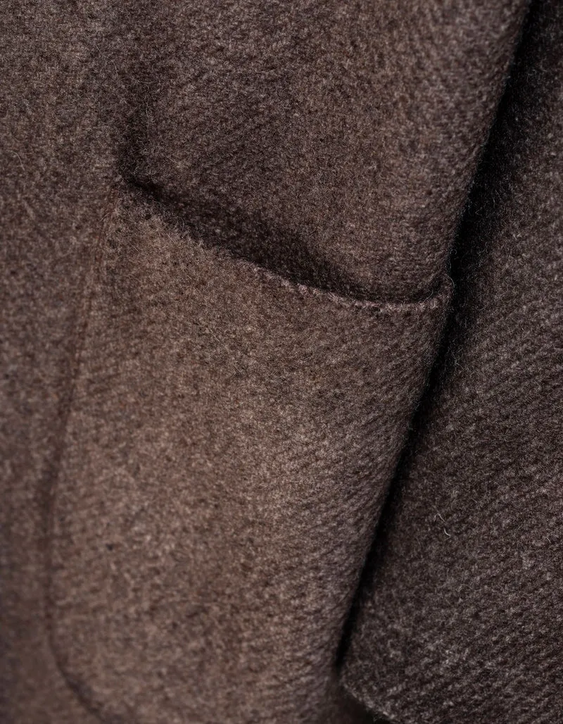 Woll-Mix Mantel mit Eingrifftaschen