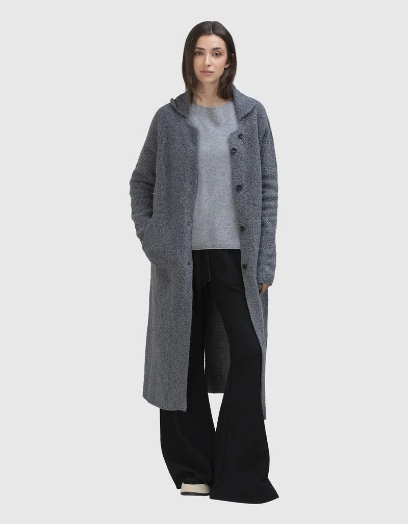 Woll-Mix Mantel mit Eingrifftaschen