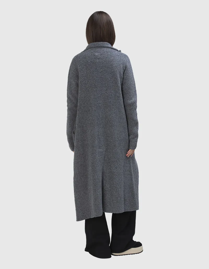 Woll-Mix Mantel mit Eingrifftaschen