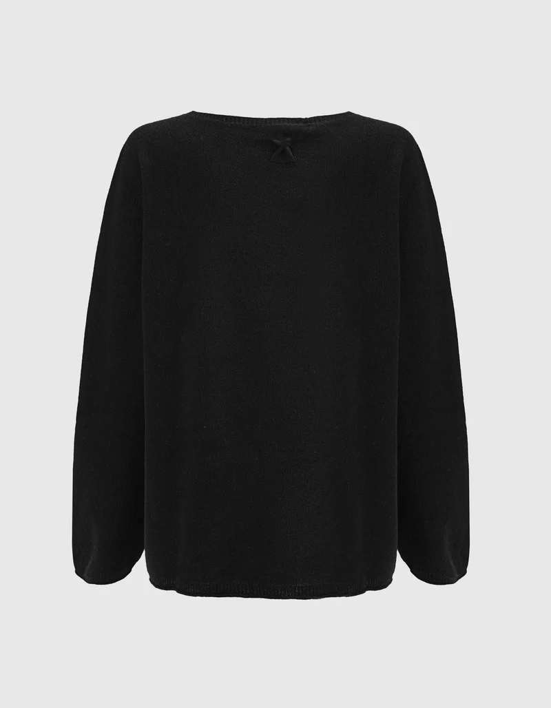 Oversize Woll-Kaschmir-Mix Pullover