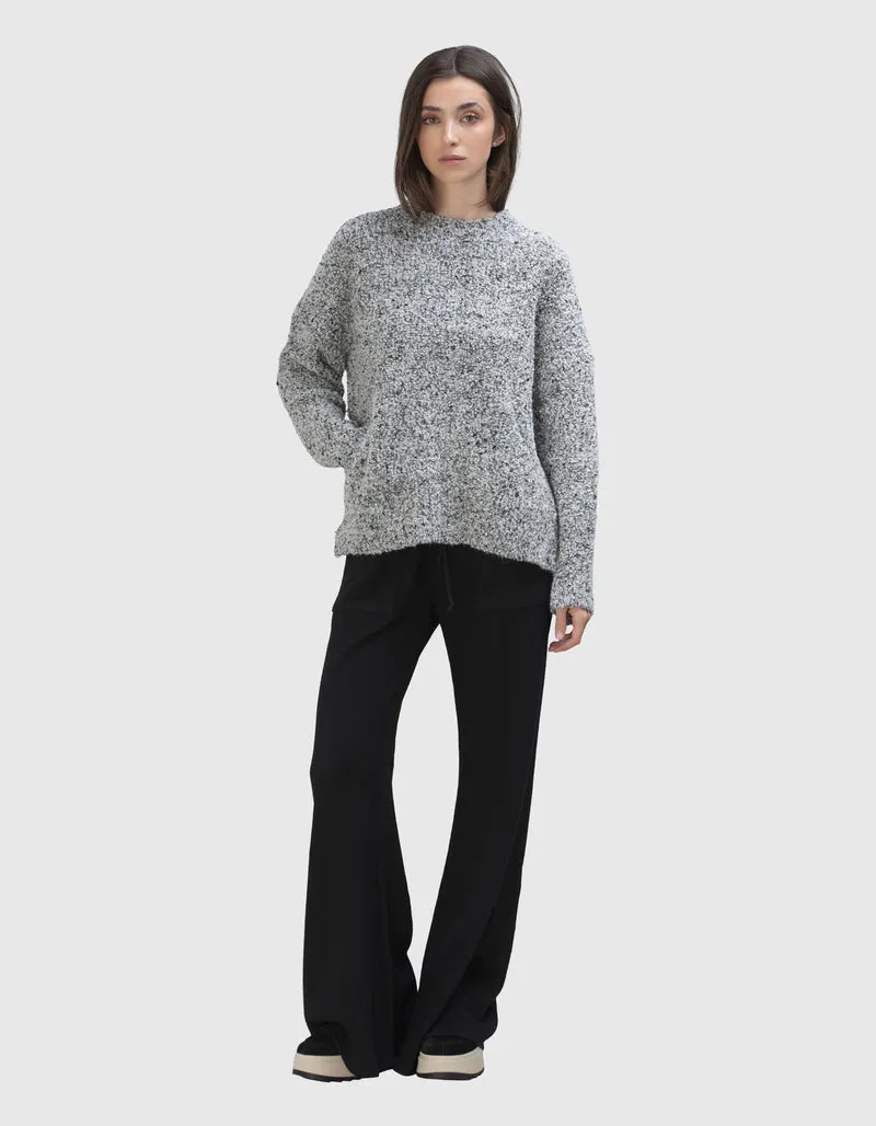 Bouclé Alpaka-Woll-Mix Pullover