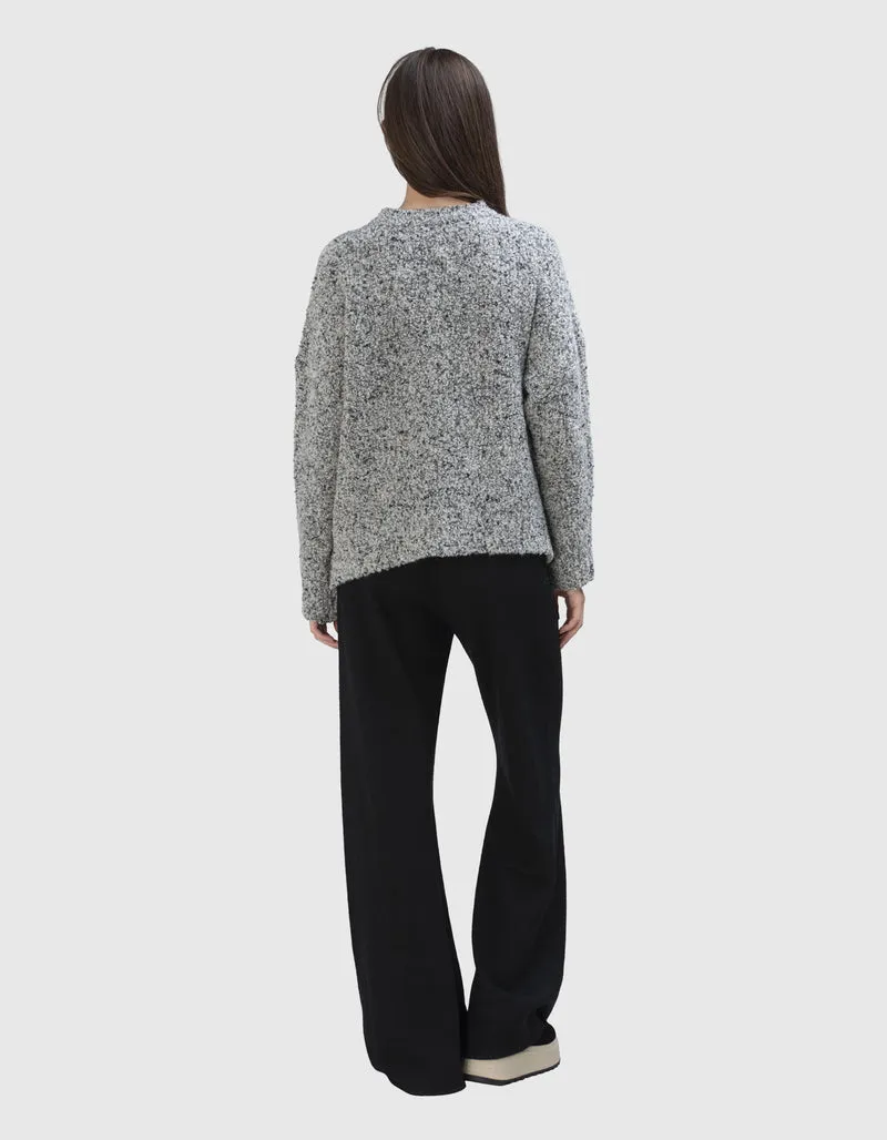 Bouclé Alpaka-Woll-Mix Pullover