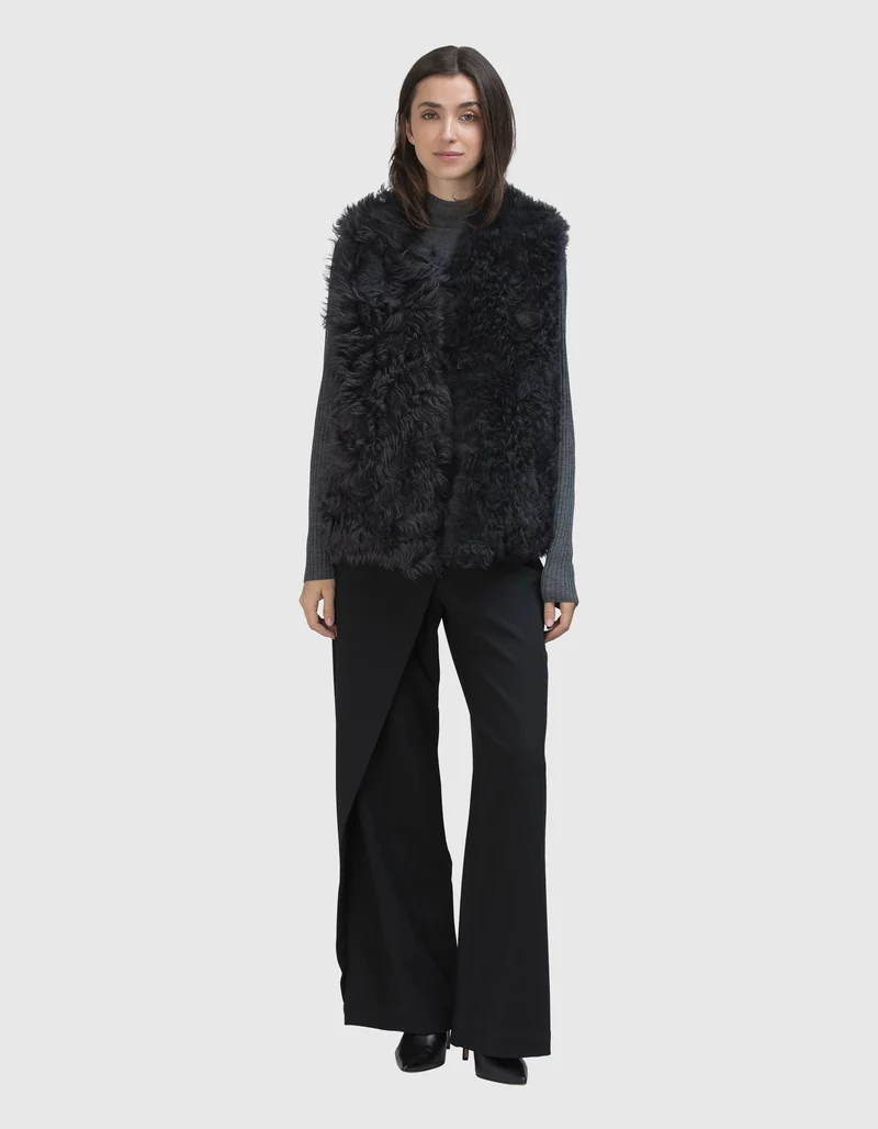 Shearling-Wende-Weste