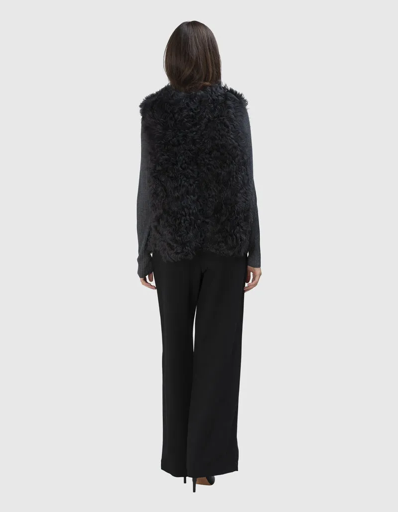 Shearling-Wende-Weste