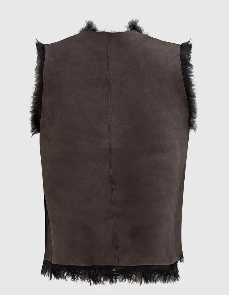 Shearling-Wende-Weste