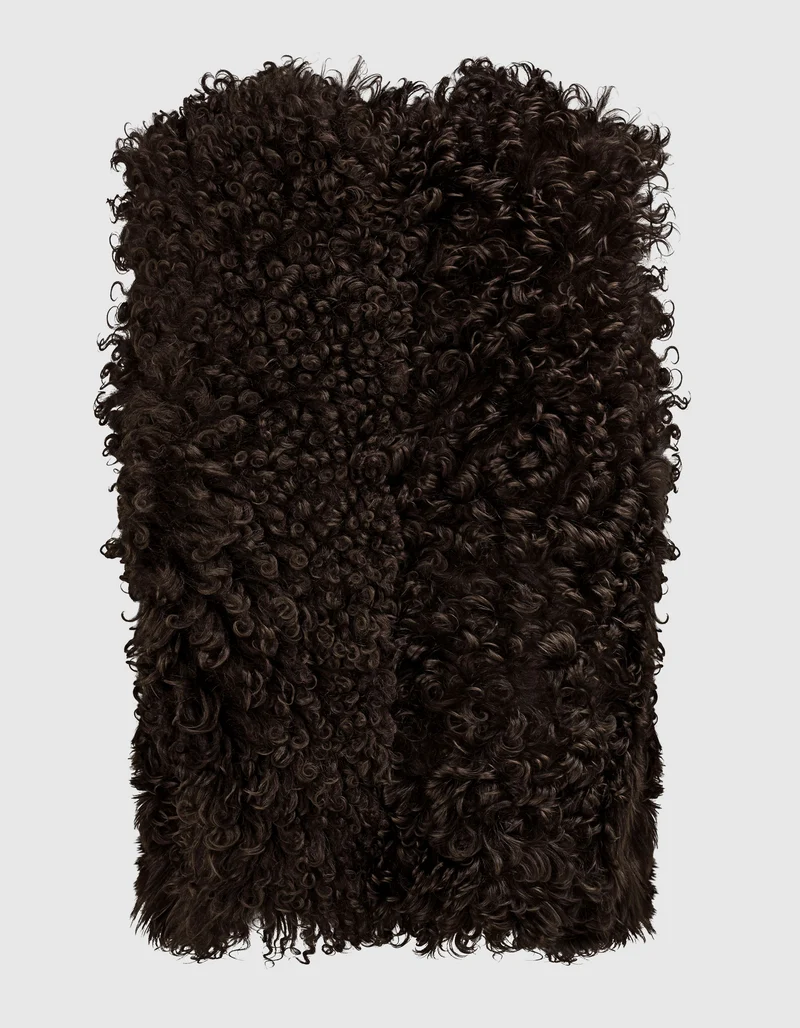 Shearling-Wende-Weste