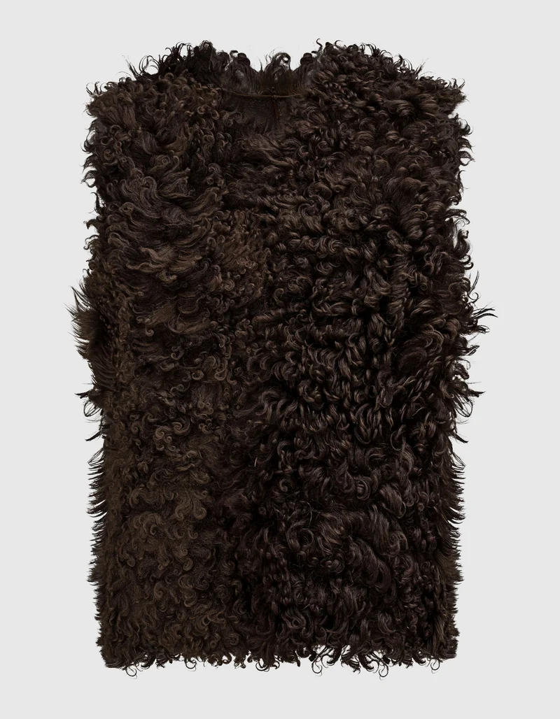 Shearling-Wende-Weste