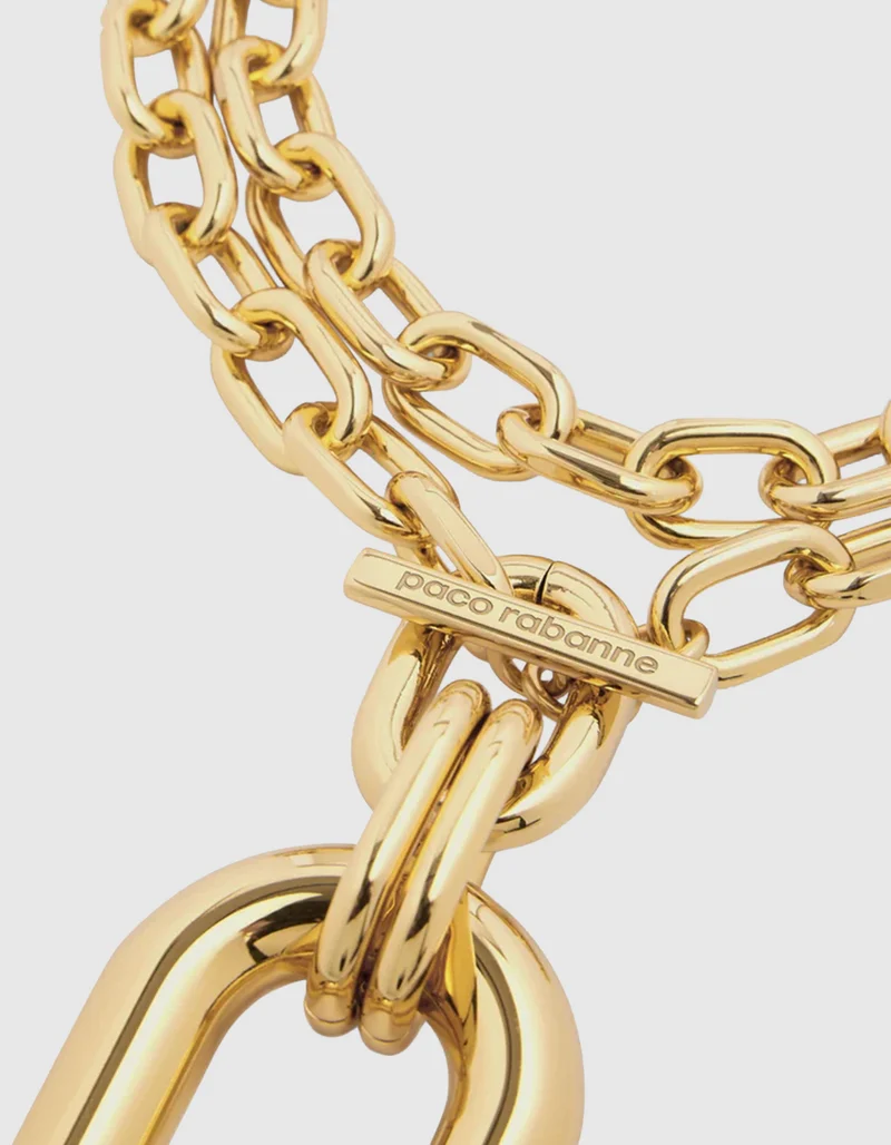 Doppelreihige Gliederkette XL Link mit Label-Gravur