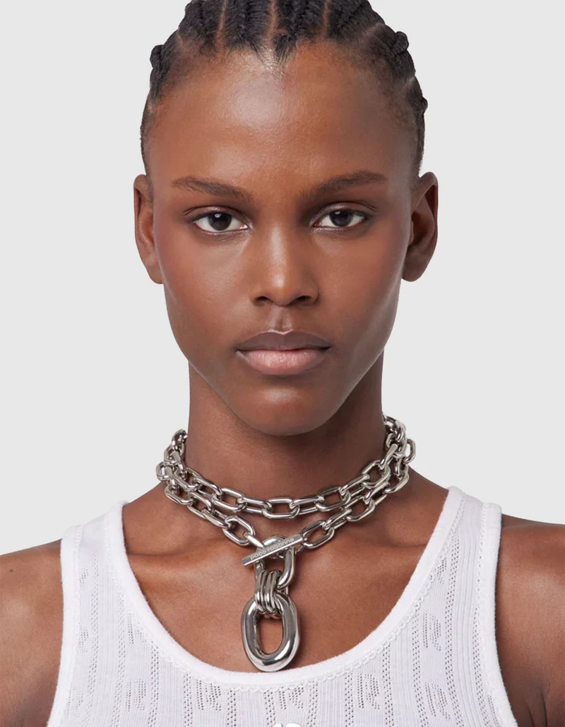 Doppelreihige Gliederkette XL Link mit Label-Gravur