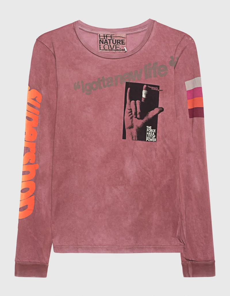 Bedrucktes Longsleeve Supershop