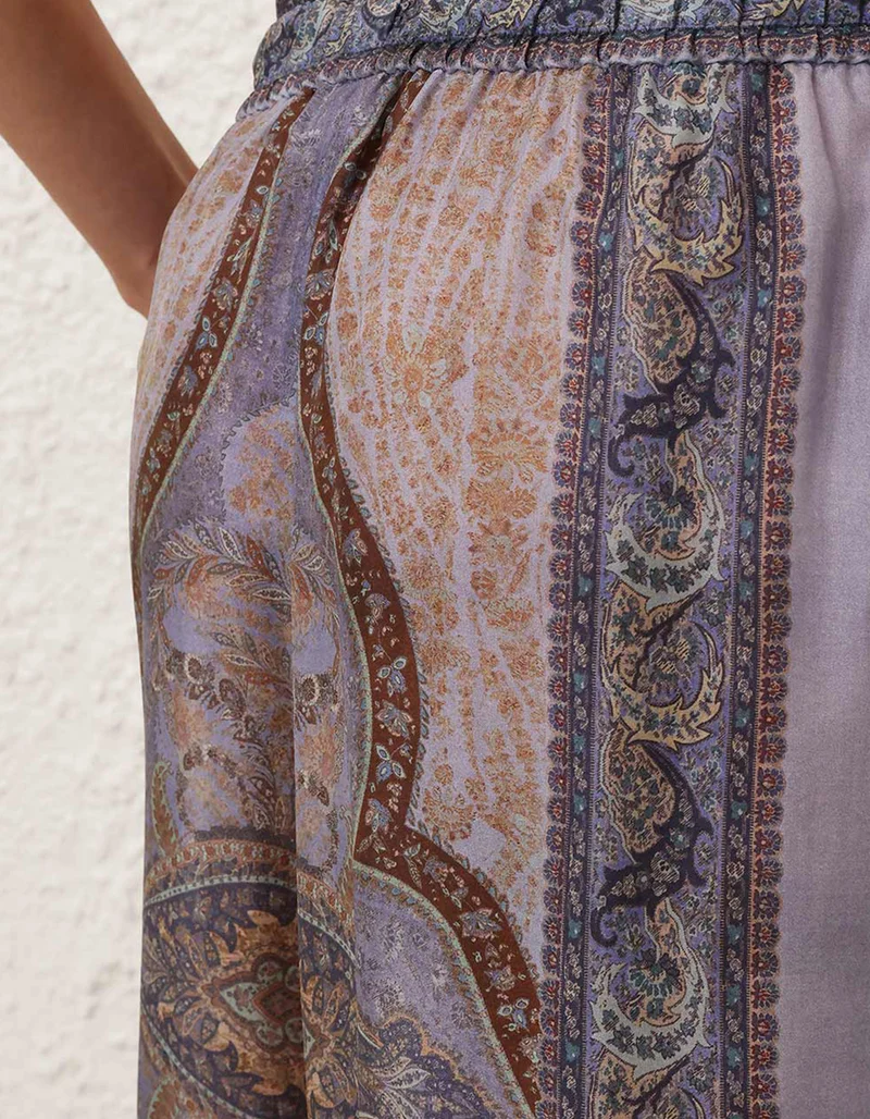 Seiden-Hose Wanderlust Relaxed