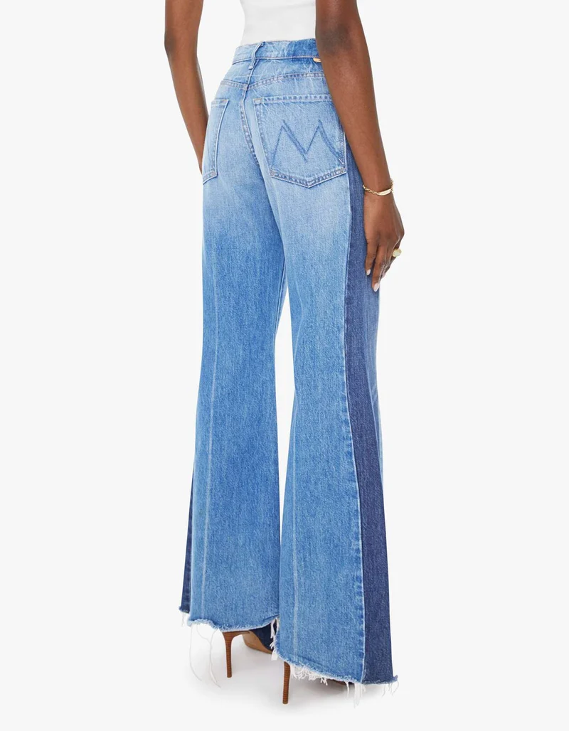 High-Waist Flare-Leg Jeans The Tux Sidestepper
