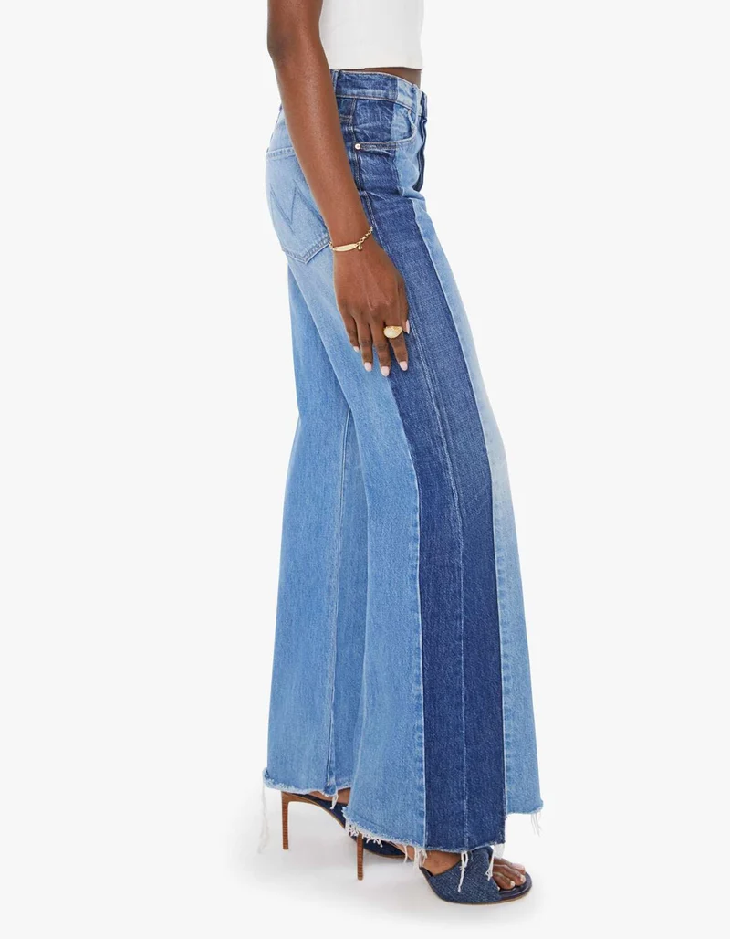 High-Waist Flare-Leg Jeans The Tux Sidestepper