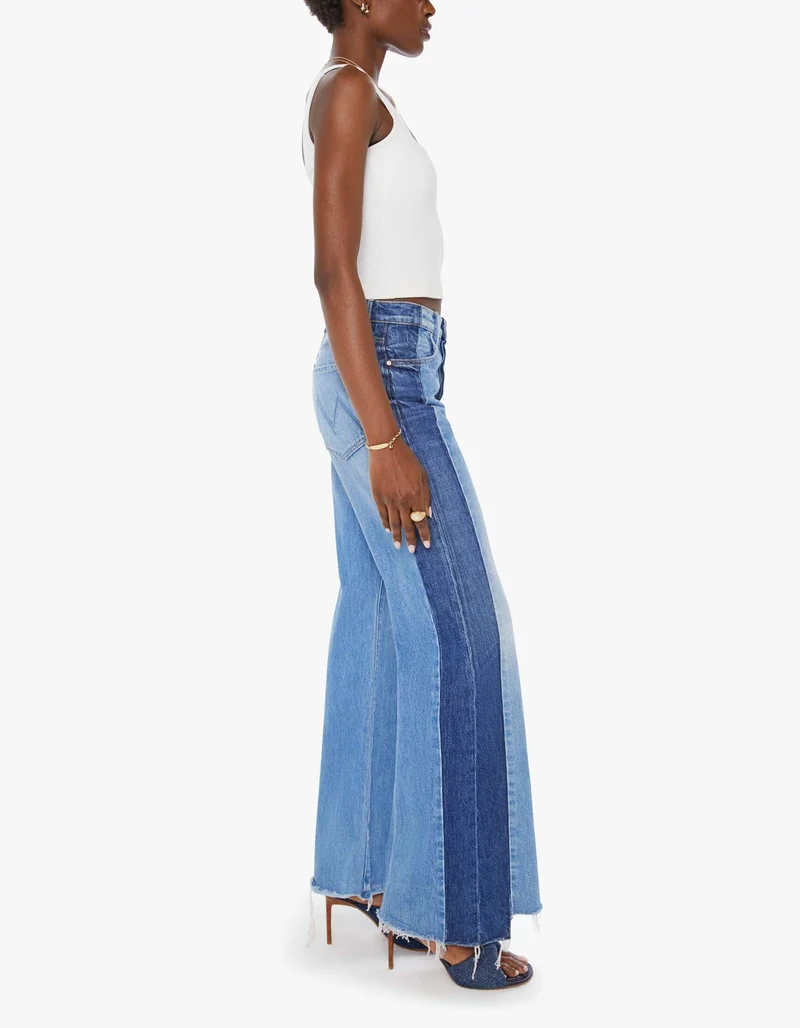High-Waist Flare-Leg Jeans The Tux Sidestepper