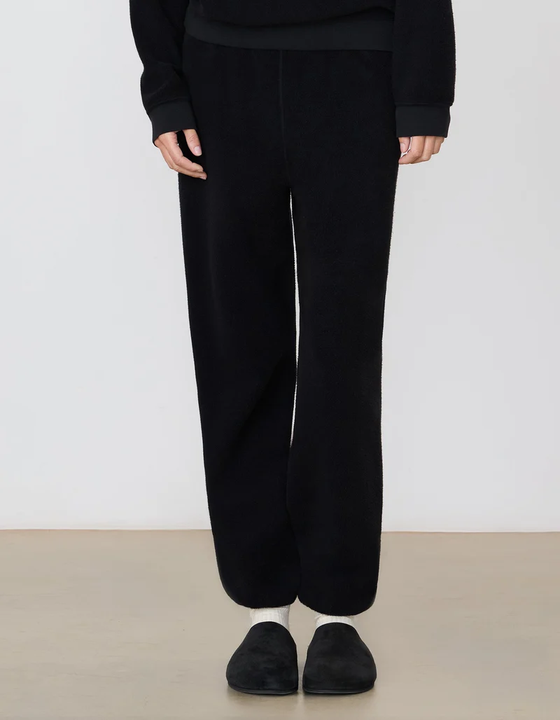 Strukturierte Classic Jogginghose mit Label-Stickerei