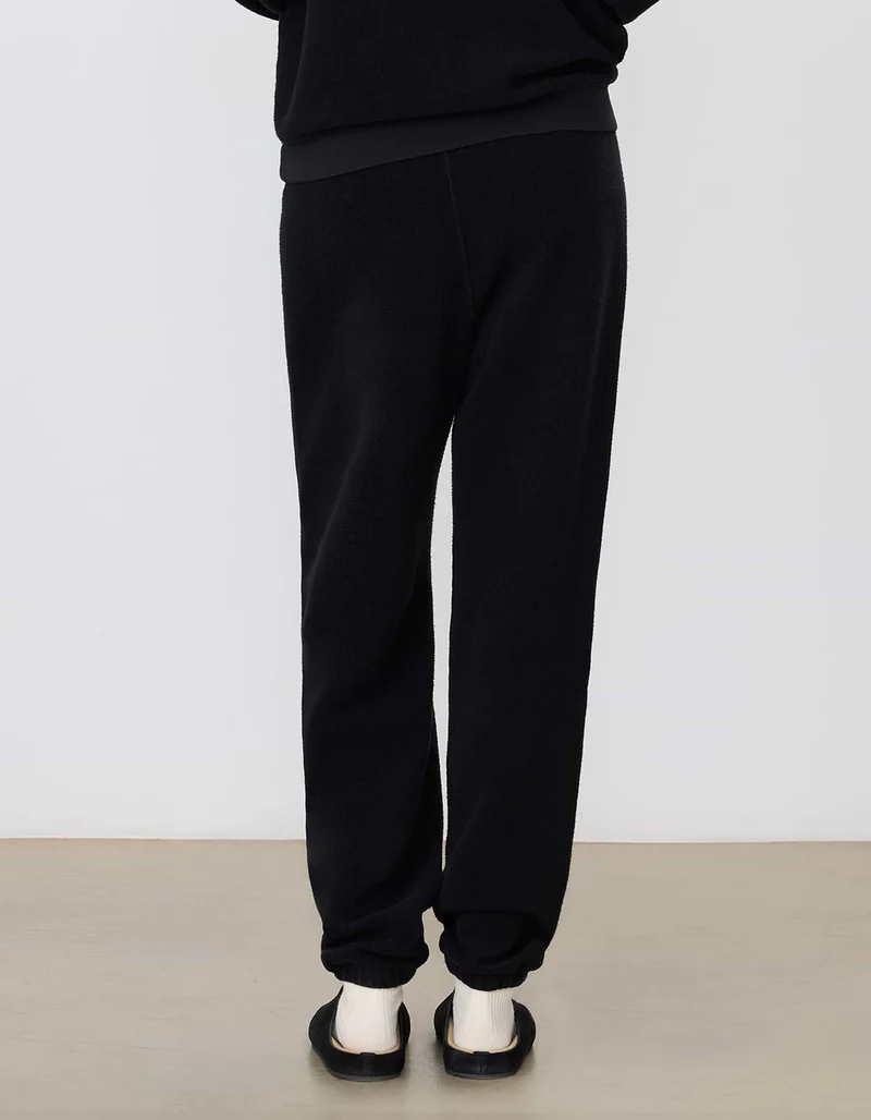 Strukturierte Classic Jogginghose mit Label-Stickerei