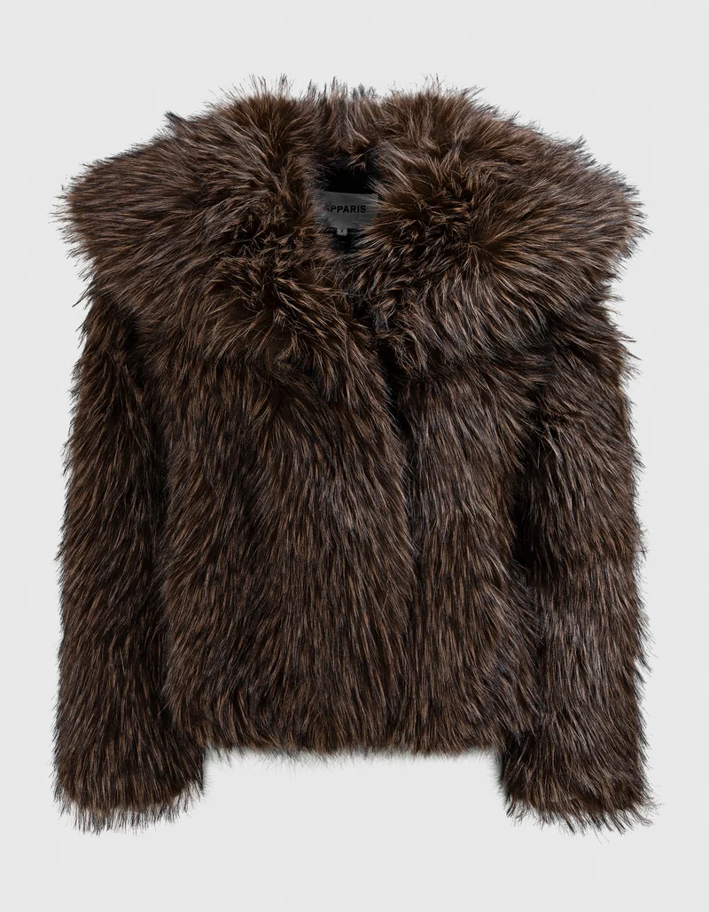 Oversize Faux-Fur Jacke Yara