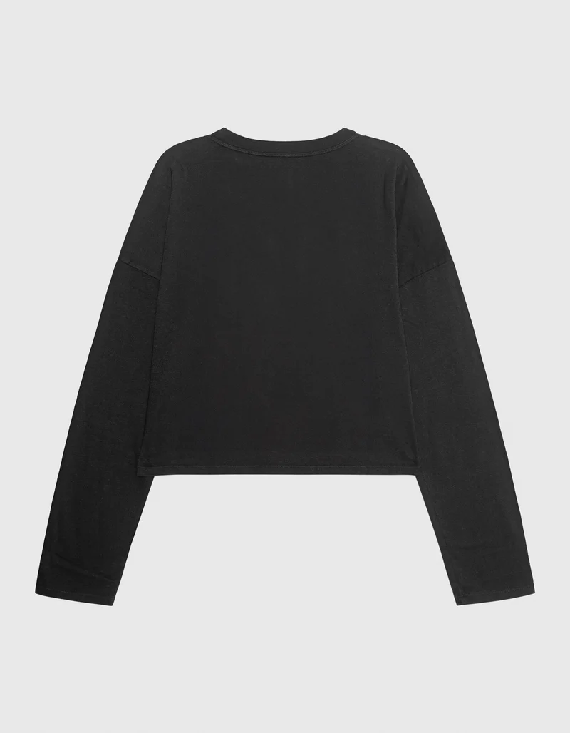 Bedrucktes Cropped Longsleeve Boring