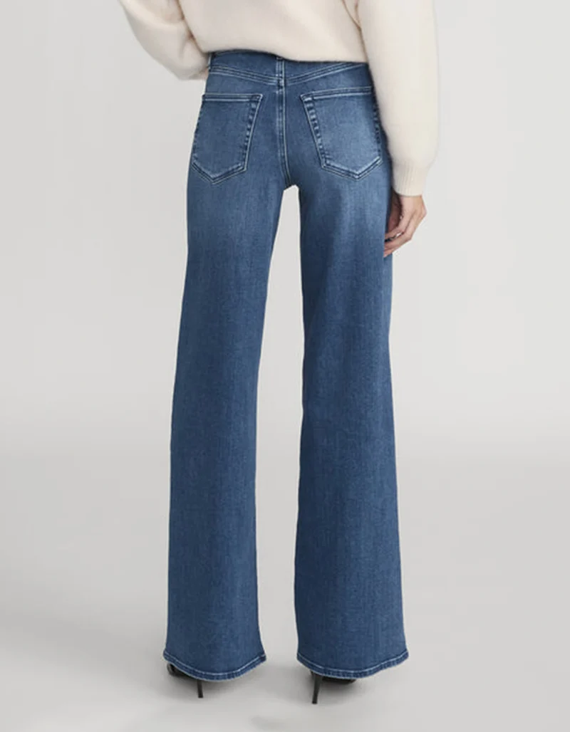 High-Rise Wide-Leg Jeans Le Slim Palazzo