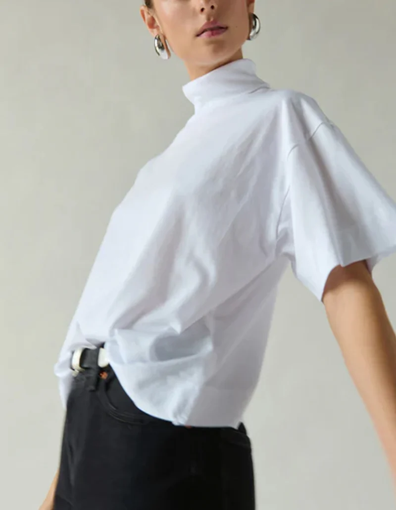 Oversize T-Shirt Fable mit Rollkragen