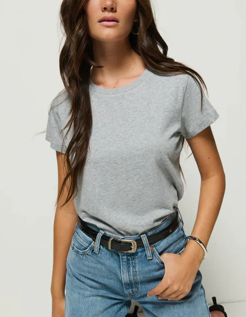 Boxy-Cut T-Shirt Goldie mit Rundhalsausschnitt