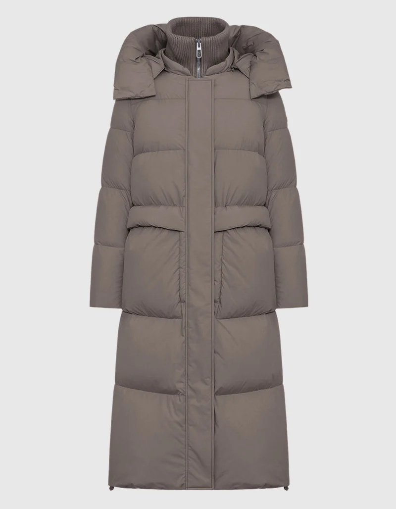Daunenparka Fully mit Kapuze