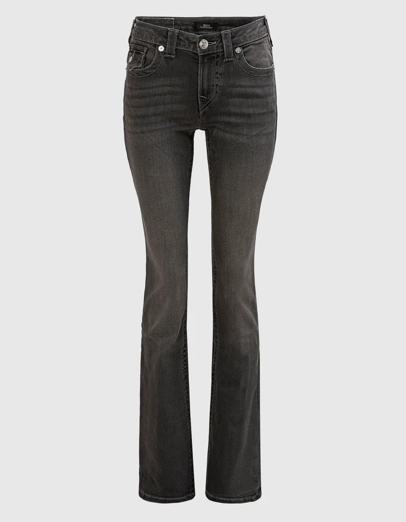 Mid-Rise Bootcut Jeans Becca