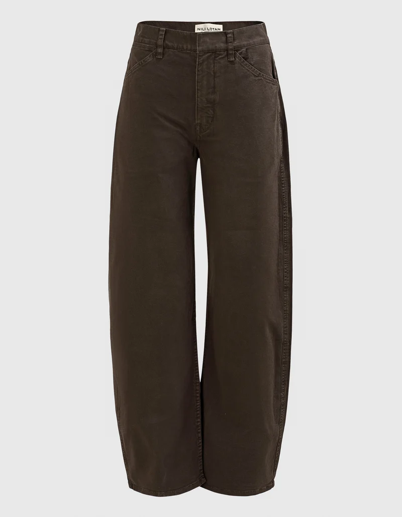 Mid-Rise Relaxed Barrel Leg Hose Tribeca