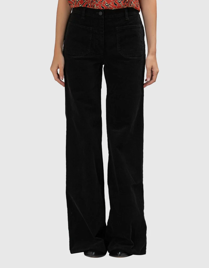 High-Rise Flare-Leg Kord-Hose Florence