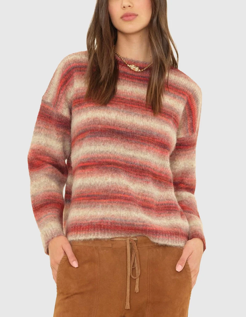 Gestreifter Woll-Mix Pullover Anders