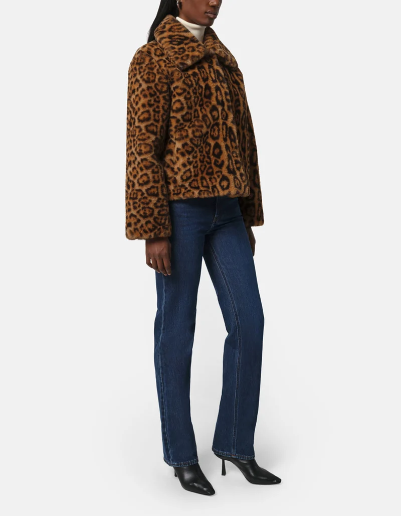 Faux-Fur Leo-Jacke Elis