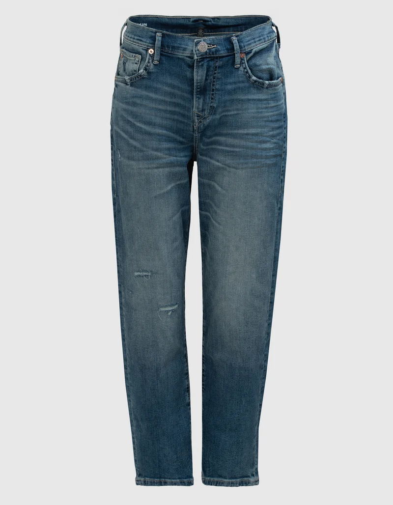 Washed-Out Jeans Hope Bow Leg