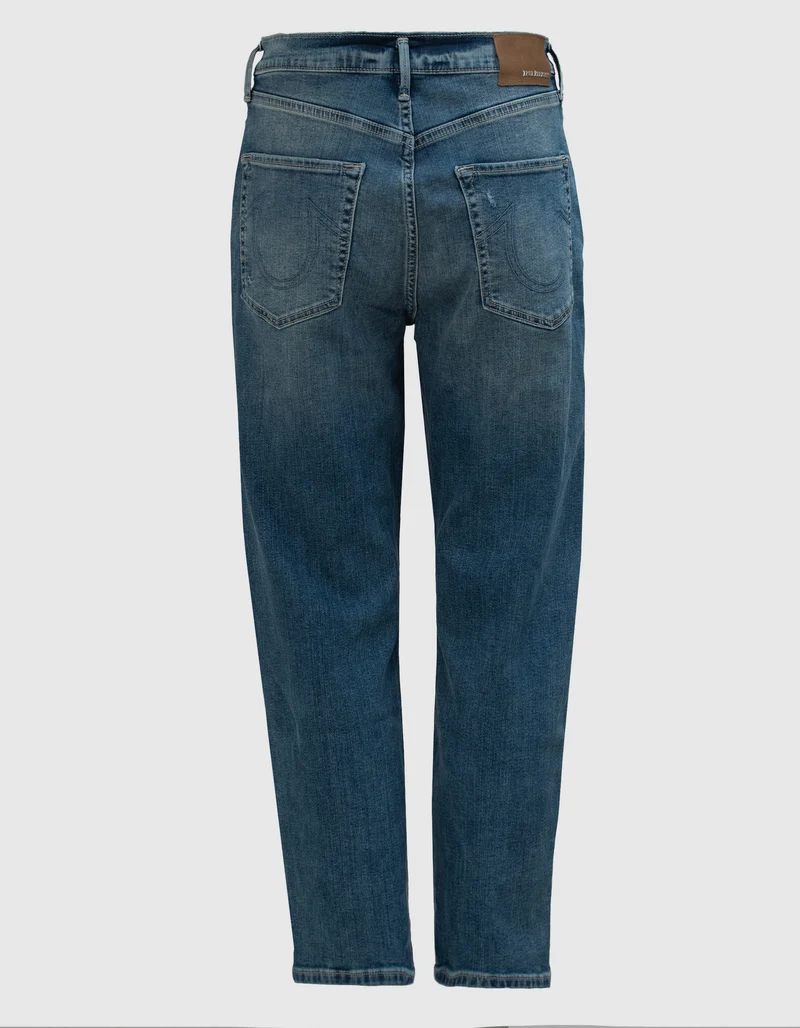 Washed-Out Jeans Hope Bow Leg