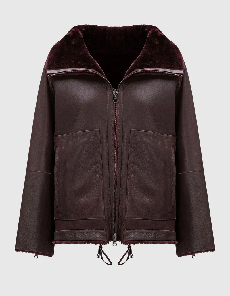 Shearling-Wendejacke Colette