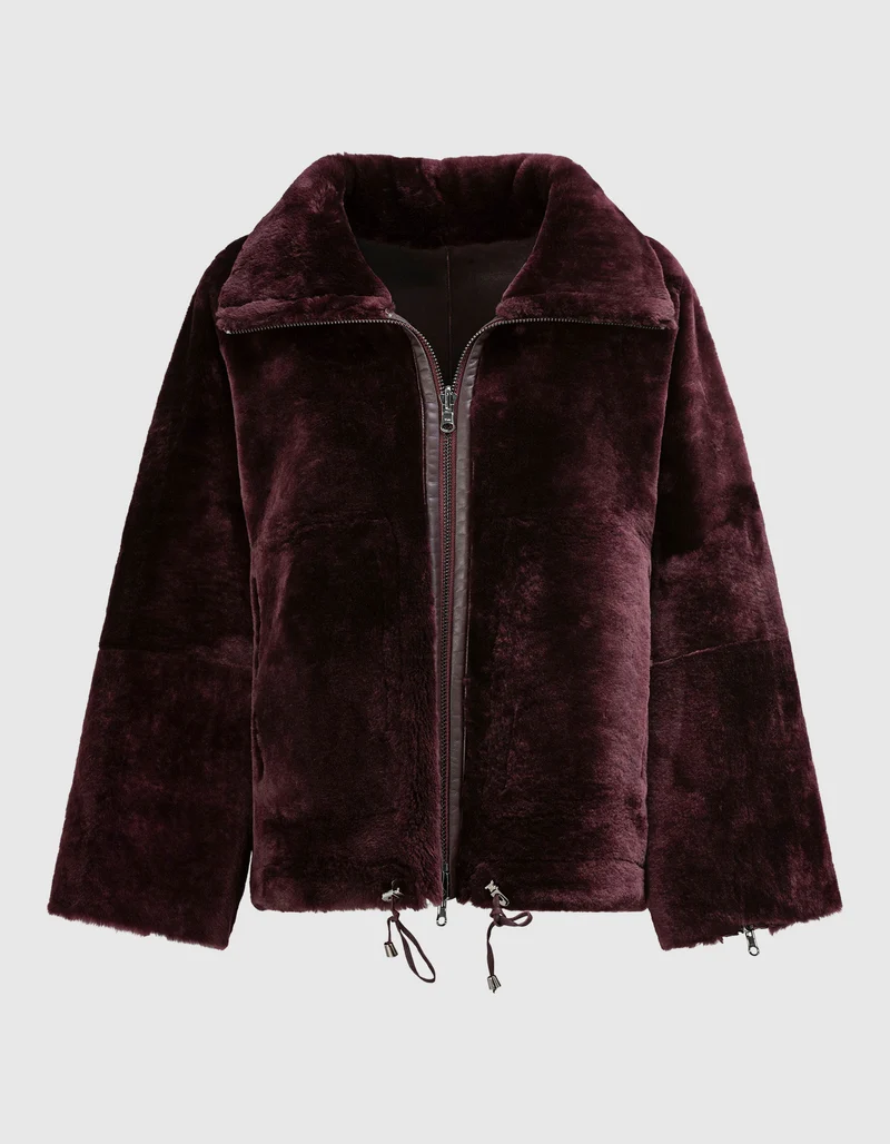 Shearling-Wendejacke Colette