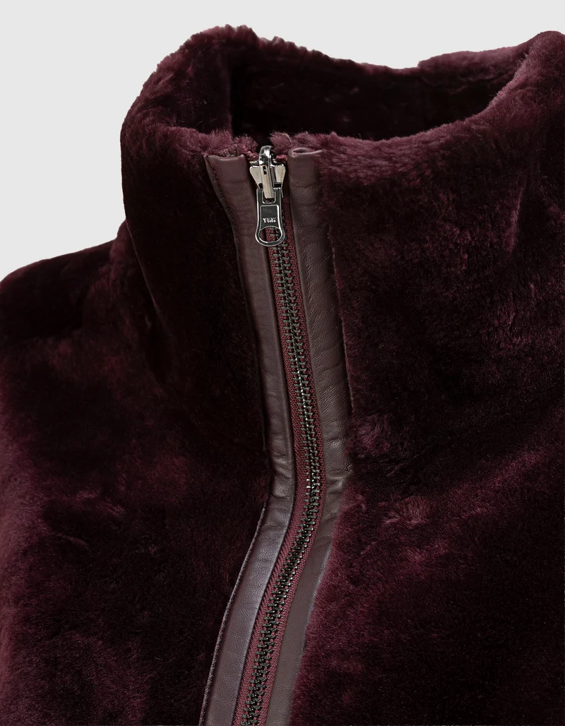 Shearling-Wendejacke Colette