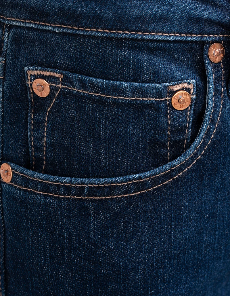 Slim Straight-Leg Jeans Piper Long Ranch