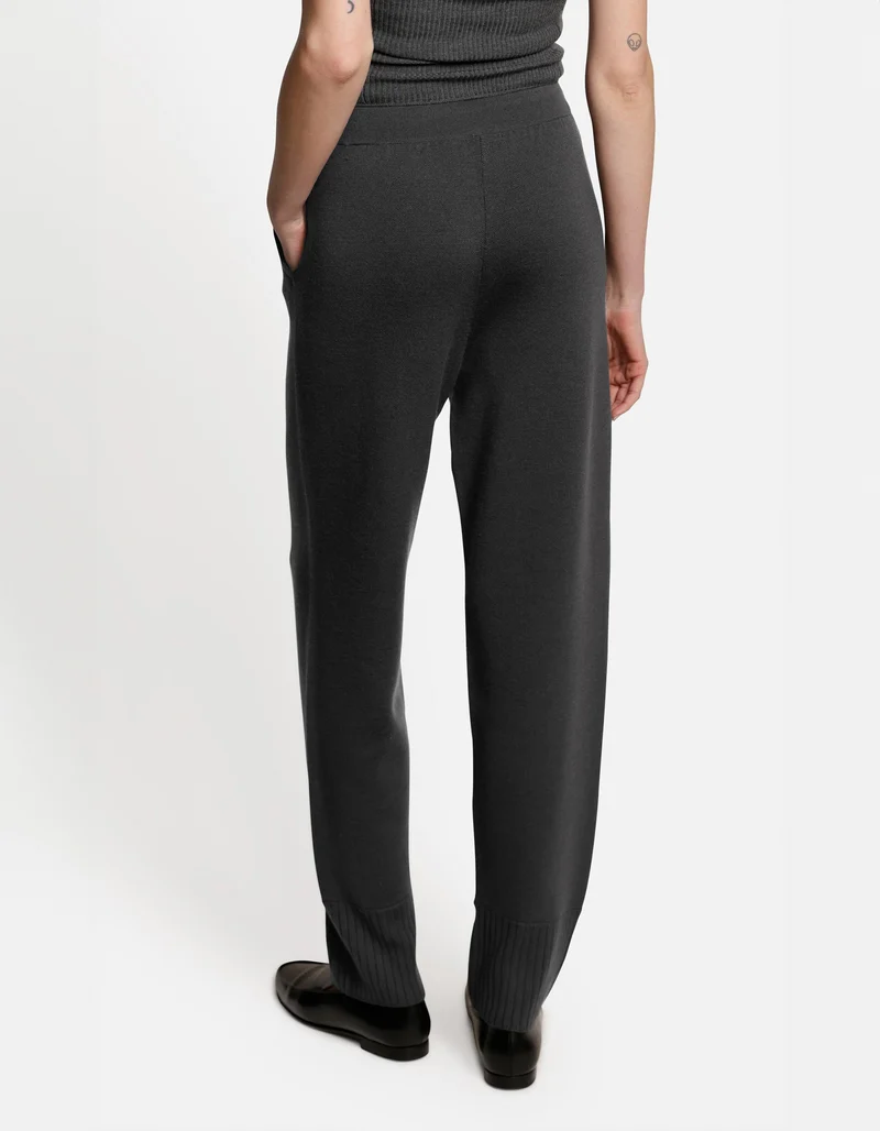Merinowoll-Strickhose Gwenna mit elastischem Bund