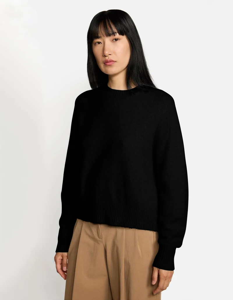 Kaschmir-Mix Pullover Amanzia mit Raglanärmeln