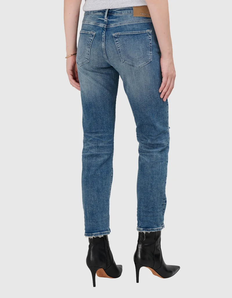 Destroyed Skinny-Jeans Piper Crop