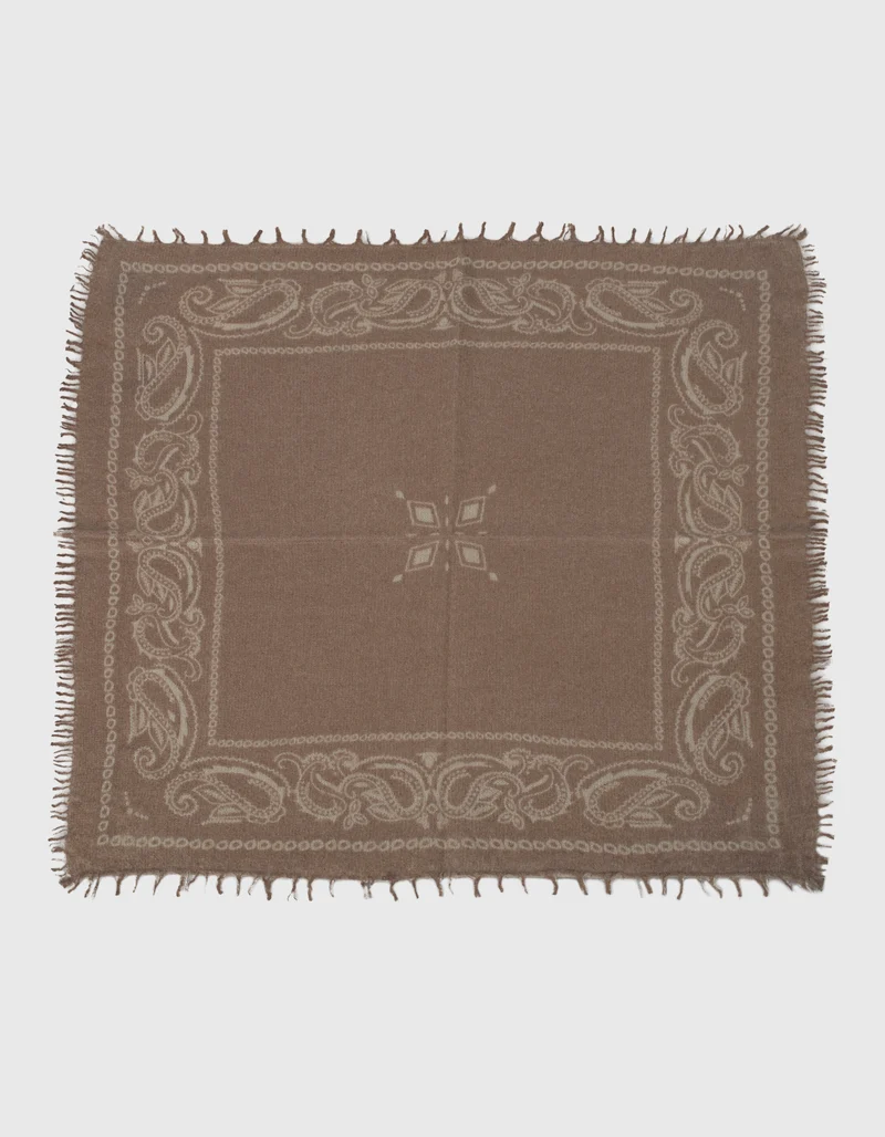 Gemusterter Kaschmir-Schal Felix Bandana